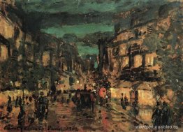 Calle de noche. París Calle de noche. París