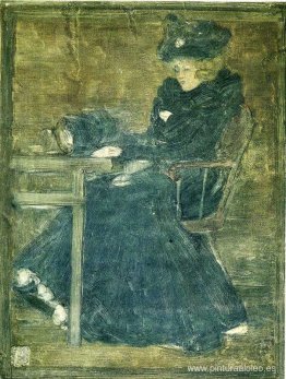 Mujer sentada de azul (también conocida como En el café) Mujer sentada de azul (también conocida como En el café)