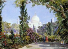 El Taj Mahal en Agra, noroeste de la India El Taj Mahal en Agra, noroeste de la India