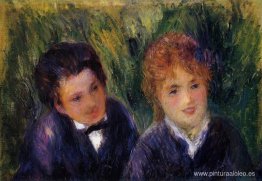 Hombre joven y mujer joven Hombre joven y mujer joven