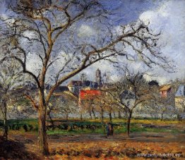 En Orchard en Pontoise en invierno En Orchard en Pontoise en invierno