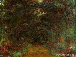 Camino bajo los enrejados de rosas, Giverny Camino bajo los enrejados de rosas, Giverny