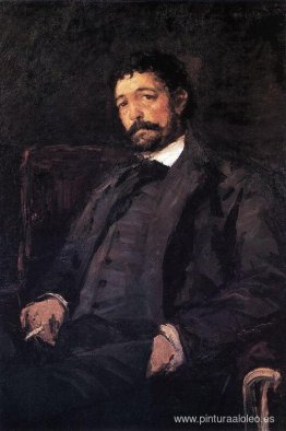 Retrato del cantante italiano Angelo Masini Retrato del cantante italiano Angelo Masini