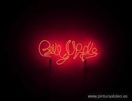 Firma de neón (rojo) Firma de neón (rojo)
