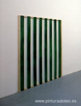 Reflets n°33 - Pintura sobre plexiglás 1/2, trabajo situé Reflets n°33 - Pintura sobre plexiglás 1/2, trabajo situé