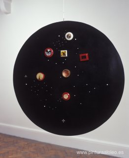 Sin título (Puntos fotográficos magnéticos móviles sobre un disc Sin título (Puntos fotográficos magnéticos móviles sobre un disc