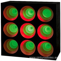 Espacios de color, 9 círculos, I Espacios de color, 9 círculos, I