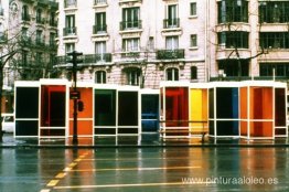 Cromosaturación para un lugar público. Cromosaturación para un lugar público.