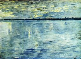 Lago. Noche. Lago. Noche.