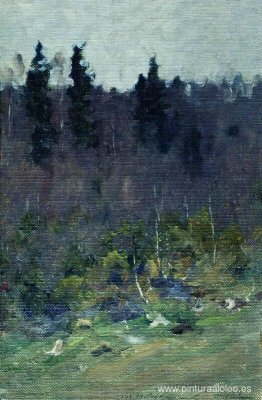 Principios de primavera. La última nieve. Principios de primavera. La última nieve.