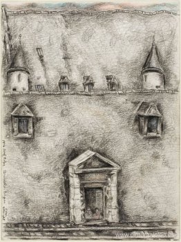 Vista desde la ventana del hotel del techo del Guild Hall, Bruse Vista desde la ventana del hotel del techo del Guild Hall, Bruse