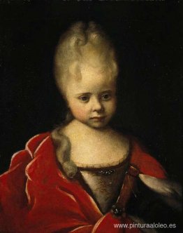 Retrato de Elizaveta Petrovna cuando era niña Retrato de Elizaveta Petrovna cuando era niña