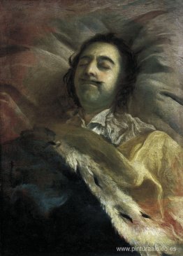 Pedro I en su lecho de muerte Pedro I en su lecho de muerte
