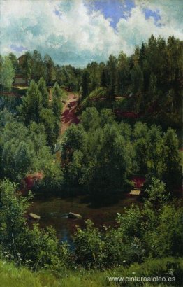 Después de la lluvia. Estudio del bosque Después de la lluvia. Estudio del bosque