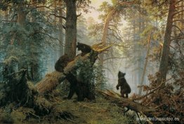 Mañana en un bosque de pinos Mañana en un bosque de pinos