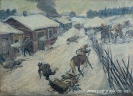 Un episodio de la Guerra Civil. La batalla en el pueblo. Un episodio de la Guerra Civil. La batalla en el pueblo.