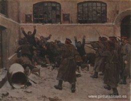 El tiroteo en Presnya en diciembre de 1905. El tiroteo en Presnya en diciembre de 1905.