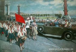 Extranjeros en Leningrado Extranjeros en Leningrado