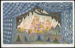 Castillo de Naina. Bocetos de escenografía para "Ruslan y Ludmil Castillo de Naina. Bocetos de escenografía para "Ruslan y Ludmil