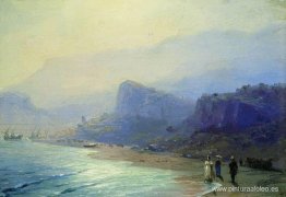 Pushkin y Raevskaya en Gurzuf Pushkin y Raevskaya en Gurzuf