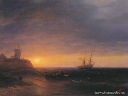 Atardecer en el mar Atardecer en el mar