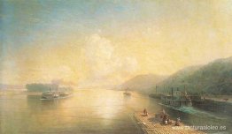 Volga cerca de la colina Zhigulevskie Volga cerca de la colina Zhigulevskie