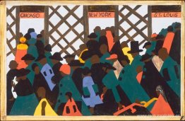 La migración del negro, Panel 1 La migración del negro, Panel 1