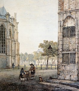 Grotekerksplein en Dordrecht Grotekerksplein en Dordrecht