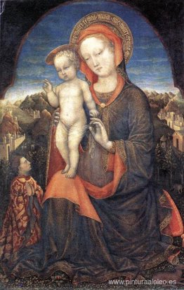 La Virgen de la Humildad adorada por Leonello d'Este La Virgen de la Humildad adorada por Leonello d'Este