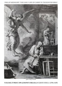 Vida temprana de Cristo en la Biblia Bowyer impresa 9 de 21. sue Vida temprana de Cristo en la Biblia Bowyer impresa 9 de 21. sue