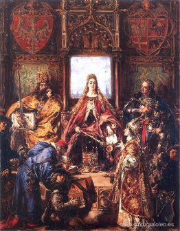 El matrimonio de Jadwiga y Jagiello El matrimonio de Jadwiga y Jagiello