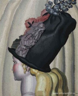 retrato de una mujer con sombrero retrato de una mujer con sombrero