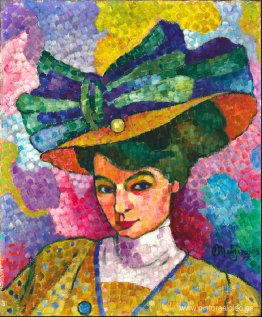 Mujer en el sombrero Mujer en el sombrero