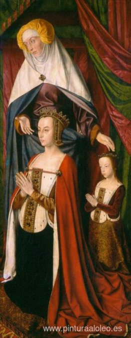 Santa Ana presentando a Ana de Francia y su hija, Susana de Borb Santa Ana presentando a Ana de Francia y su hija, Susana de Borb