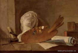 Los atributos de la pintura y la escultura Los atributos de la pintura y la escultura