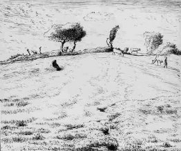 Paisaje de ladera en Gruchy Paisaje de ladera en Gruchy