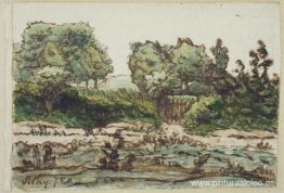 Valla de huerto cerca de Vichy Valla de huerto cerca de Vichy