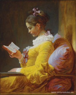 Una niña leyendo Una niña leyendo