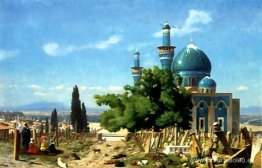 El Cementerio del Campo de Descanso de la Mezquita Verde El Cementerio del Campo de Descanso de la Mezquita Verde