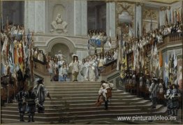 Recepción de Le Grand Condé en Versalles Recepción de Le Grand Condé en Versalles