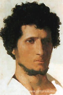 Cabeza de un campesino de la campaña romana Cabeza de un campesino de la campaña romana