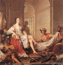 Mademoiselle de Clermont como sultana Mademoiselle de Clermont como sultana