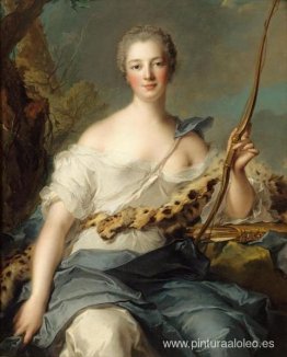 Jeanne-Antoinette Poisson, marquesa de Pompadour como Diana Jeanne-Antoinette Poisson, marquesa de Pompadour como Diana