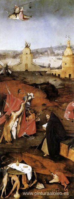 Tríptico de la Tentación de San Antonio (detalle) Tríptico de la Tentación de San Antonio (detalle)