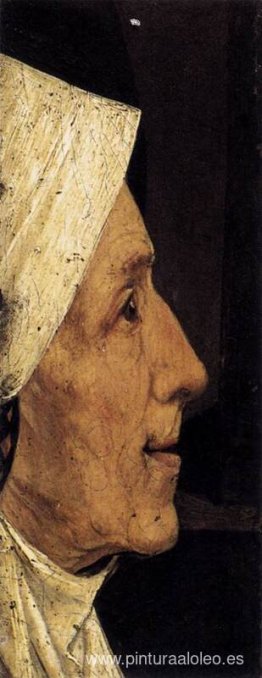 cabeza de una anciana cabeza de una anciana