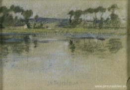 Árboles al otro lado del río Árboles al otro lado del río
