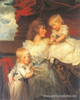 Retrato de Harriet, vizcondesa de Duncannon con sus hijos Retrato de Harriet, vizcondesa de Duncannon con sus hijos