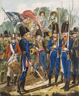 Miembros de la City Troup y otros soldados de Filadelfia Miembros de la City Troup y otros soldados de Filadelfia