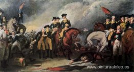 La rendición de las tropas de Hesse en la batalla de Trenton La rendición de las tropas de Hesse en la batalla de Trenton