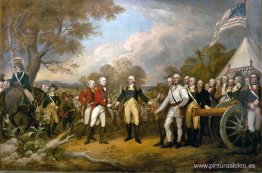 La rendición del general Burgoyne La rendición del general Burgoyne